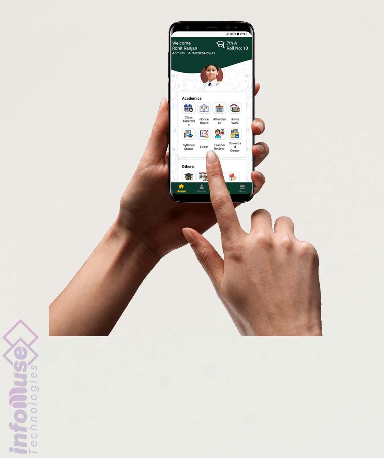 Cloud-Based School Management System with mobile app